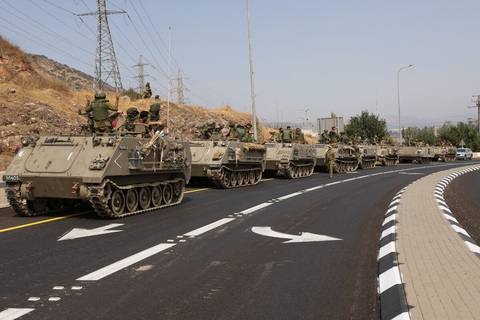 Israel huy động lượng lớn binh sĩ để đáp trả cuộc tấn công của Hamas - Ảnh: AFP Israel huy động lượng lớn binh sĩ để đáp trả cuộc tấn công của Hamas - Ảnh: AFP