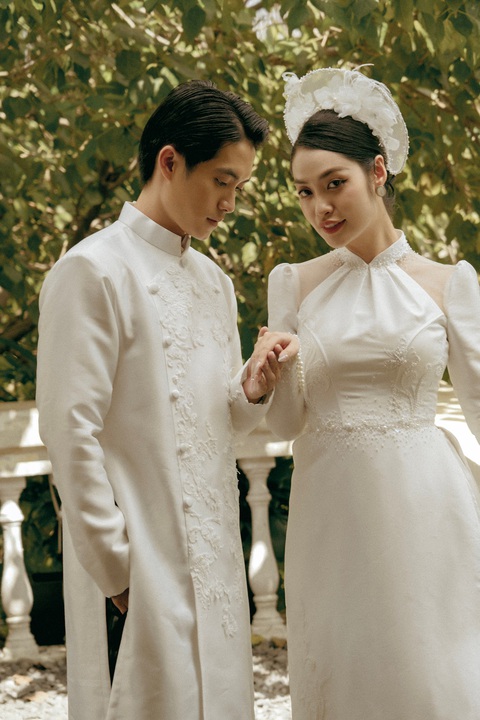 Nông Thúy Hằng mặc váy cưới, tình tứ bên 'bạn trai Hiền Hồ - Ảnh 3. Chú rể của Nông Thúy Hằng là diễn viên Thừa Tuấn Anh - "chàng thơ" trong nhiều MV đình đám