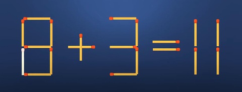 Thử tài IQ: Di chuyển một que diêm để 9-6=1 thành phép tính đúng - Ảnh 1.