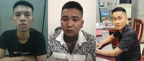 3 nghi phạm hoạt động "tín dụng đen" vừa bị Công an TP Tuy Hòa (Phú Yên) tạm giữ hình sự - Ảnh: LƯƠNG THANH Ba nghi phạm hoạt động "tín dụng đen" vừa bị Công an TP Tuy Hòa (Phú Yên) tạm giữ hình sự - Ảnh: LƯƠNG THANH