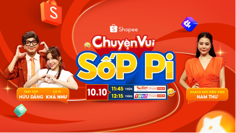 Loạt lý do khiến bạn không thể bỏ lỡ 10.10 Shopee Live Đại Tiệc Thương Hiệu - Ảnh 4. Mua sắm kết hợp giải trí siêu thú vị cùng "Chuyện Vui Sốp Pi" 10.10