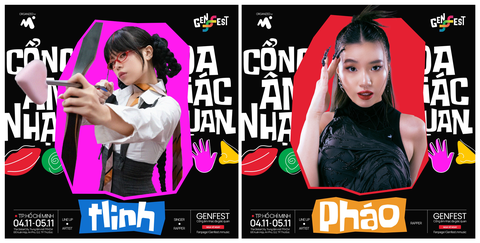 GENfest công bố line-up nghệ sĩ 2 ngày, các fan đã “rần rần” lên lịch đi “đu Idol” - Ảnh 6. Hai nữ nghệ sĩ Gen Z nổi bật: tlinh, Pháo