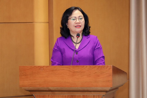 TS Ngô Thị Minh - Thứ trưởng Bộ GD&ĐT phát biểu tại buổi lễ. Ảnh: Đ.H TS. Ngô Thị Minh - thứ trưởng Bộ GD&ĐT - phát biểu tại buổi lễ. Ảnh: Đ.H.