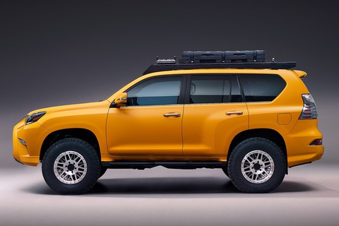 Dàn SUV Lexus khuấy đảo triển lãm xe độ SEMA 2023 - Ảnh 8. Bản này sử dụng tông vàng ngoại thất khá tươi tắn - Ảnh: Lexus