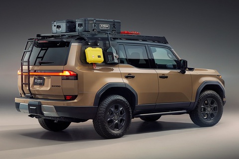 Dàn SUV Lexus khuấy đảo triển lãm xe độ SEMA 2023 - Ảnh 4. Mâm 19 inch đi kèm lốp Toyota Open Country A/T off-road 33 inch dày dặn - Ảnh: Lexus