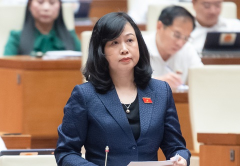 Đề xuất mức phụ cấp nghề cao nhất với nhân viên y tế khi cải cách tiền lương từ 1-7- Ảnh 1. Bộ trưởng Bộ Y tế Đào Hồng Lan - Ảnh: GIA HÂN