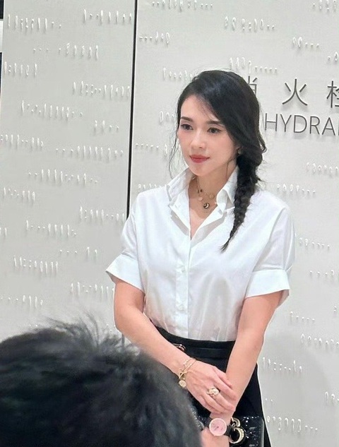 Vì sao Chương Tử Di ngày càng đắt giá sau ly hôn? - Ảnh 2. Chương Tử Di xinh đẹp khi xuất hiện trong sự kiện hậu ly hôn - Ảnh: Weibo