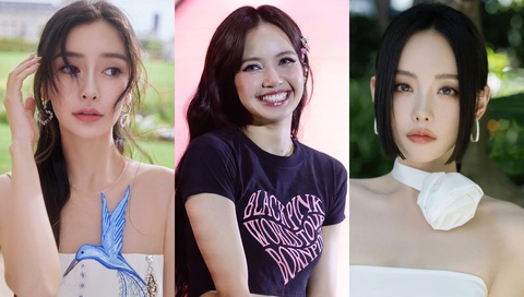 Mạng xã hội Trung xóa tài khoản của Lisa, Angelababy bị cấm ngôn - Ảnh 1. Từ trái qua: Angelababy, Lisa, Trương Gia Nghê - Ảnh: Sohu
