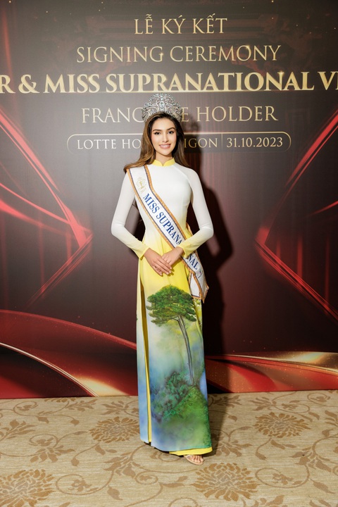 Trương Ngọc Ánh nắm bản quyền hai cuộc thi 'Mister & Miss Supranational' - Ảnh 3. Hoa hậu Siêu quốc gia 2023 - Andrea Aguilera