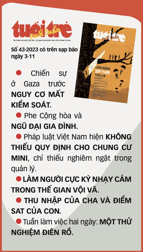 Một số tin tức đáng chú ý trên Tuổi Trẻ Cuối Tuần số 43 Một số tin tức đáng chú ý trên Tuổi Trẻ Cuối Tuần số 43-2023