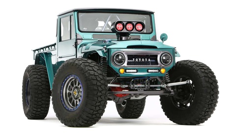 Toyota tung Land Cruiser độ off-road đỉnh cao với động cơ xe đua, 5 bánh và bánh xích xe tăng - Ảnh 1. Gần như mọi linh kiện trên FJ Bruiser đã được thay mới so với nguyên bản - Ảnh: Toyota