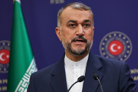 Ngoại trưởng Iran Hossein Amir-Abdollahian - Ảnh: AFP Ngoại trưởng Iran Hossein Amir-Abdollahian - Ảnh: AFP