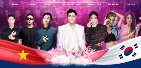 MONO rủ 'nữ thần mùa hè' Kwon Eun Bi về quê Thái Bình biểu diễn - Ảnh 1. Kwon Eun Bin sẽ biểu diễn cùng Noo Phước Thịnh, MONO tại Thái Bình