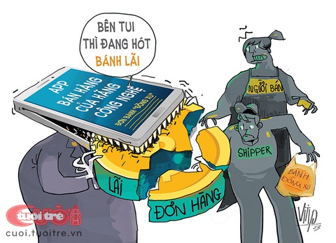 App công nghệ 'ăn' bánh đồng xu - Ảnh 1. App công nghệ "ăn" bánh đồng xu - Tranh: Viiip
