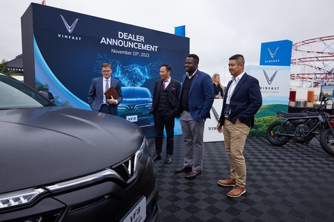 Mẫu xe Vinfast tại triển lãm Electrify Expo 2023. Ảnh: Đ.H Mẫu xe Vinfast tại triển lãm Electrify Expo 2023. Ảnh: Đ.H