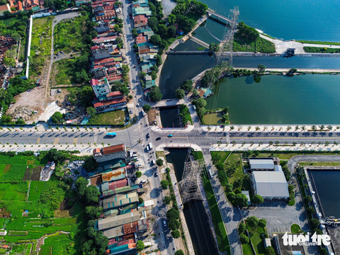 Cuộc sống mới của người dân sống ven dự án đường hơn 500 tỉ ở Hà Nội - Ảnh 10. Điểm cuối của dự án kết nối với đường Tam Trinh thông qua cầu bắc qua sông Kim Ngưu - Ảnh: HỒNG QUANG