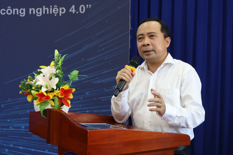Hơn 500 đề tài đăng ký chương trình khoa học công nghệ trọng điểm cấp nhà nước - Ảnh 1. PGS.TS Vũ Hải Quân - giám đốc Đại học Quốc gia TP.HCM, chủ nhiệm chương trình KC-4.0/19-25 - Ảnh: HÂN NHIÊN