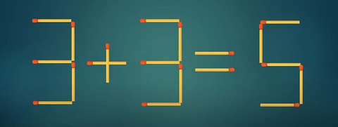 Thử tài IQ: Di chuyển một que diêm để 13-8=6+5 thành phép tính đúng - Ảnh 4.
