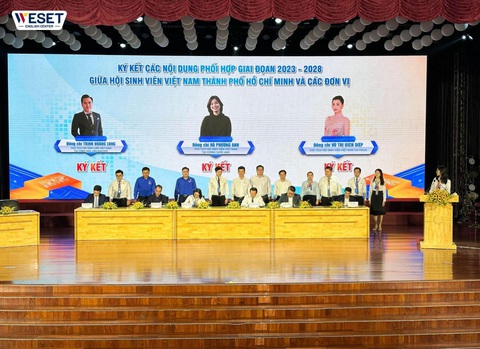 WESET đồng hành cùng Đại hội Hội Sinh viên Việt Nam TP.HCM lần VII - Ảnh 2. WESET đồng hành cùng Đại hội Hội Sinh viên Việt Nam TP.HCM lần VII - Ảnh 2.