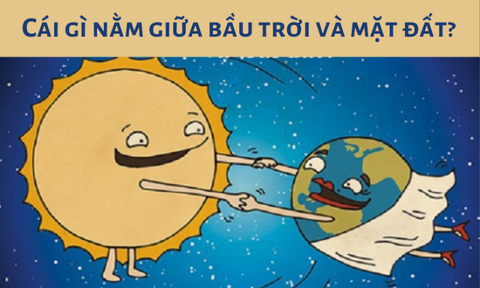 Câu đố hack não: Cái gì nằm giữa bầu trời và mặt đất? - Ảnh 1. Câu đố hack não: Cái gì nằm giữa bầu trời và mặt đất? - Ảnh 1.