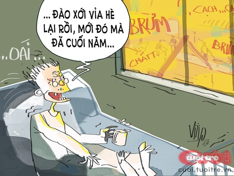 Âm thanh quen thuộc dịp cuối năm - Ảnh 1. Âm thanh quen thuộc dịp cuối năm - Tranh: Viiip
