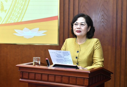 Thị trường bất động sản đang bị là mất cân đối cung cầu rất lớn - Ảnh 1. Thống đốc Ngân hàng Nhà nước cho biết vấn đề lớn của thị trường bất động sản hiện nay là mất cân đối cung - cầu - Ảnh: SBV