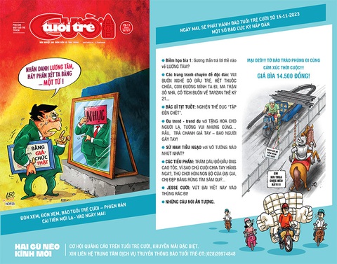 Tuổi Trẻ Cười số 15-11-2023: Quan chức tự vấn lương tâm trước gương thần - Ảnh 2. Tuổi Trẻ Cười số 15-11-2023: Quan chức tự vấn lương tâm trước gương thần - Ảnh 2.