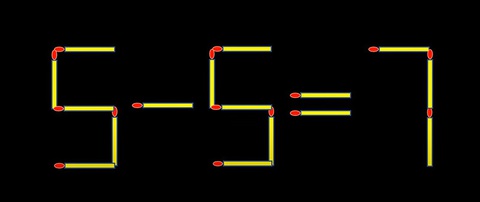Thử tài IQ: Di chuyển một que diêm để 6+7=7 thành phép tính đúng - Ảnh 7. Thử tài IQ: Di chuyển một que diêm để 6+7=7 thành phép tính đúng - Ảnh 7.