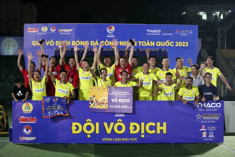 Chờ đợi gì ở Vòng chung kết Giải vô địch bóng đá công nhân toàn quốc 2023? - Ảnh 1. Hải Phòng là đội đầu tiên giành vé vào vòng chung kết - Ảnh: NGUYÊN KHÔI