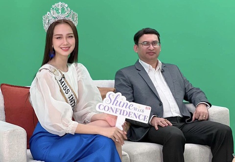 Hoa Hậu Bảo Ngọc “bắn" tiếng Anh trên kênh CNN - Ảnh: NVCC Hoa Hậu Bảo Ngọc “bắn" tiếng Anh trên kênh CNN - Ảnh: NVCC