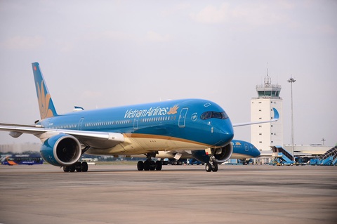 Vietnam Airlines lại lùi đại hội cổ đông do 'công tác chuẩn bị chưa hoàn thành' - Ảnh 1. Máy bay Vietnam Airlines hoạt động tại sân bay Tân Sơn Nhất - Ảnh: QUANG ĐỊNH