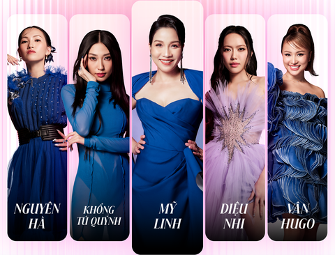Nguyên Hà vào nhóm do Mỹ Linh làm đội trưởng - Ảnh: BTC Nguyên Hà vào nhóm do Mỹ Linh làm đội trưởng - Ảnh: BTC