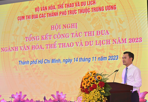 Ông Bùi Xuân Cường đánh giá cao kết quả các thành phố đạt được - Ảnh: QUỐC THANH Ông Bùi Xuân Cường đánh giá cao kết quả các thành phố đạt được - Ảnh: QUỐC THANH