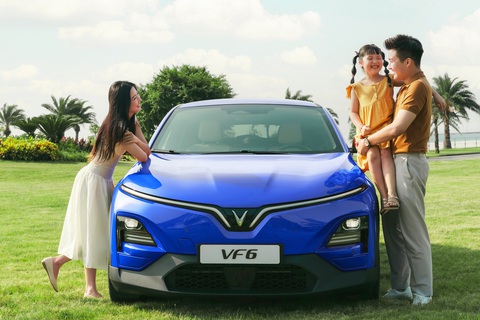 5 ưu điểm của xe điện VinFast - Ảnh 1. VF 6 là dòng xe có thông số kỹ thuật tốt nhất phân khúc B – SUV hiện tại. Ảnh: Đ.H