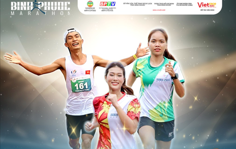Hoa hậu Đoàn Thiên Ân làm đại sứ Giải Bình Phước Marathon 2023 - Ảnh 1. Các đại sứ của Giải Bình Phước Marathon 2023 - Ảnh: BTC