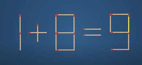 Thử tài IQ: Di chuyển một que diêm để 1-2=5-4 thành phép tính đúng - Ảnh 1.