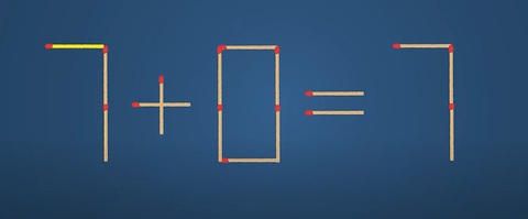 Thử tài IQ: Di chuyển một que diêm để 6+4=6-7 thành phép tính đúng - Ảnh 1.