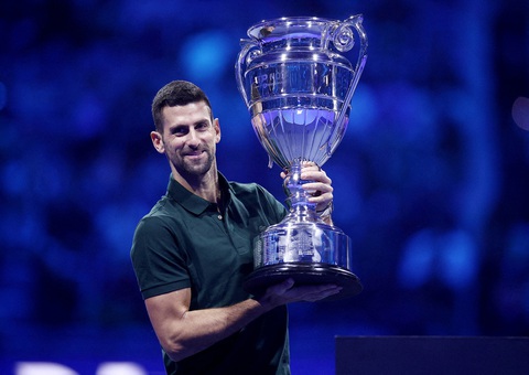 Djokovic số 1 của số 1 - Ảnh 1. Djokovic là số 1 của những số 1 trong lịch sử quần vợt - Ảnh: REUTERS