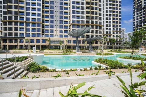 Masterise Homes liên tục bàn giao 7 dự án trong năm 2023 - Ảnh 8. Dự án Masteri Centre Point đã hoàn thiện đáng kể cả bên trong căn hộ, sảnh cư dân và hệ tiện ích ngoài trời