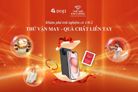 Đến Hội chợ VIJF nhận ưu đãi từ DOJI và Thế Giới Kim Cương - Ảnh 4. Đến Hội chợ VIJF nhận ưu đãi từ DOJI và Thế Giới Kim Cương - Ảnh 4.