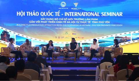 Hội thảo quốc tế xây dựng bộ chỉ số môi trường làm phim được tổ chức tại Phú Yên ngày 16-11 - Ảnh: NGUYỄN HOÀNG Hội thảo quốc tế xây dựng Bộ chỉ số hấp dẫn quay phim được tổ chức tại Phú Yên ngày 16-11 - Ảnh: NGUYỄN HOÀNG