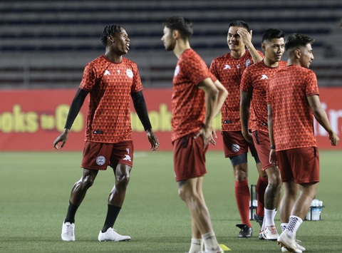 Tương quan sức mạnh giữa tuyển Philippines và Việt Nam ở vòng loại World Cup 2026 - Ảnh 3. Đội tuyển Philippines đã có nhiều tiến bộ trong thời gian qua - Ảnh: FFF