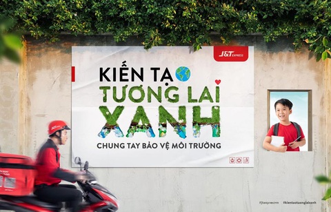 Tái sinh rác thải nhựa, cùng J&T Express ‘kiến tạo tương lai xanh’ - Ảnh 1. Tái sinh rác thải nhựa, cùng J&T Express ‘kiến tạo tương lai xanh’ - Ảnh 1.