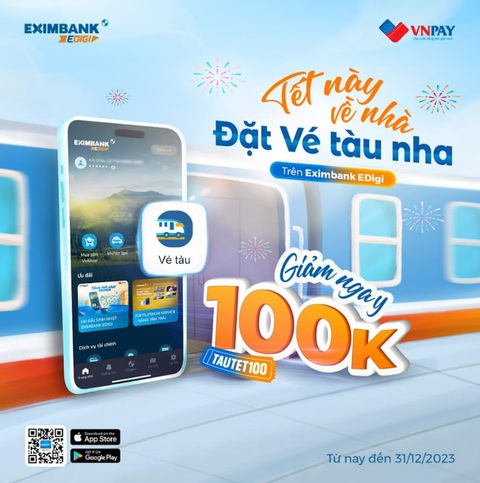 Tiết kiệm tới 100.000 đồng khi mua vé tàu Tết trên Eximbank EDigi- Ảnh 2. Tiết kiệm tới 100.000 đồng khi mua vé tàu Tết trên Eximbank EDigi- Ảnh 2.