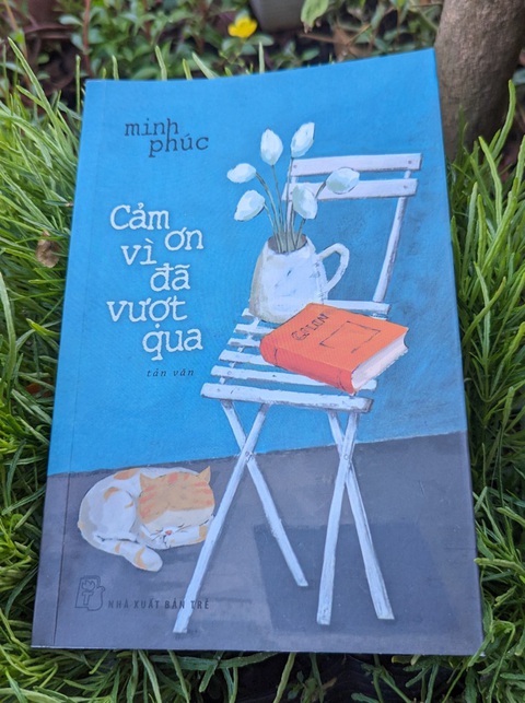 Bìa quyển sách Cảm ơn vì đã vượt qua Ảnh: Linh Đoan Bìa quyển sách Cảm ơn vì đã vượt qua - Ảnh: Linh Đoan
