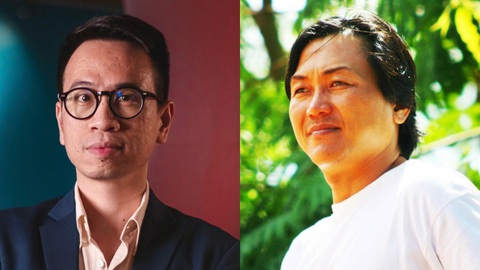 Họa sĩ Siêu Quý (phải) và giám tuyển Ace Lê chia sẻ về ý tưởng cuộc thi Thiết kế biểu tượng hữu nghị TP.HCM - Ảnh: NVCC Họa sĩ Siêu Quý (phải) và giám tuyển Ace Lê chia sẻ về ý tưởng cuộc thi Thiết kế biểu tượng hữu nghị TP.HCM - Ảnh: NVCC