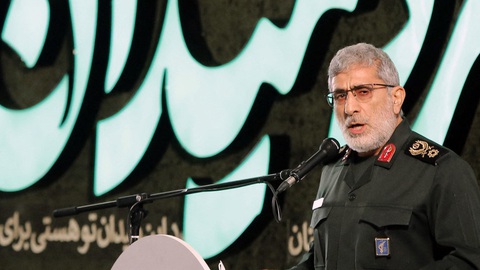 Iran không muốn xung đột lan rộng, nhưng thề sẽ dốc lòng vì Hamas - Ảnh 1. Tư lệnh Esmail Qaani của lực lượng Quds của Iran - Ảnh: RT