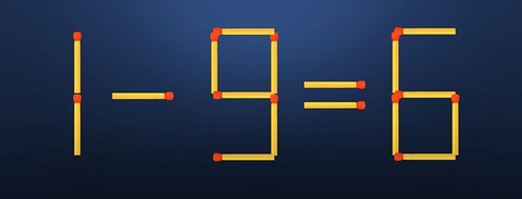Thử tài IQ: Di chuyển một que diêm để 1-2=5-4 thành phép tính đúng - Ảnh 7.