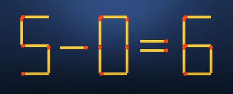 Thử tài IQ: Di chuyển một que diêm để 3-8=5 thành phép tính đúng - Ảnh 4.