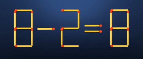 Thử tài IQ: Di chuyển một que diêm để 2-8=7 thành phép tính đúng - Ảnh 7.